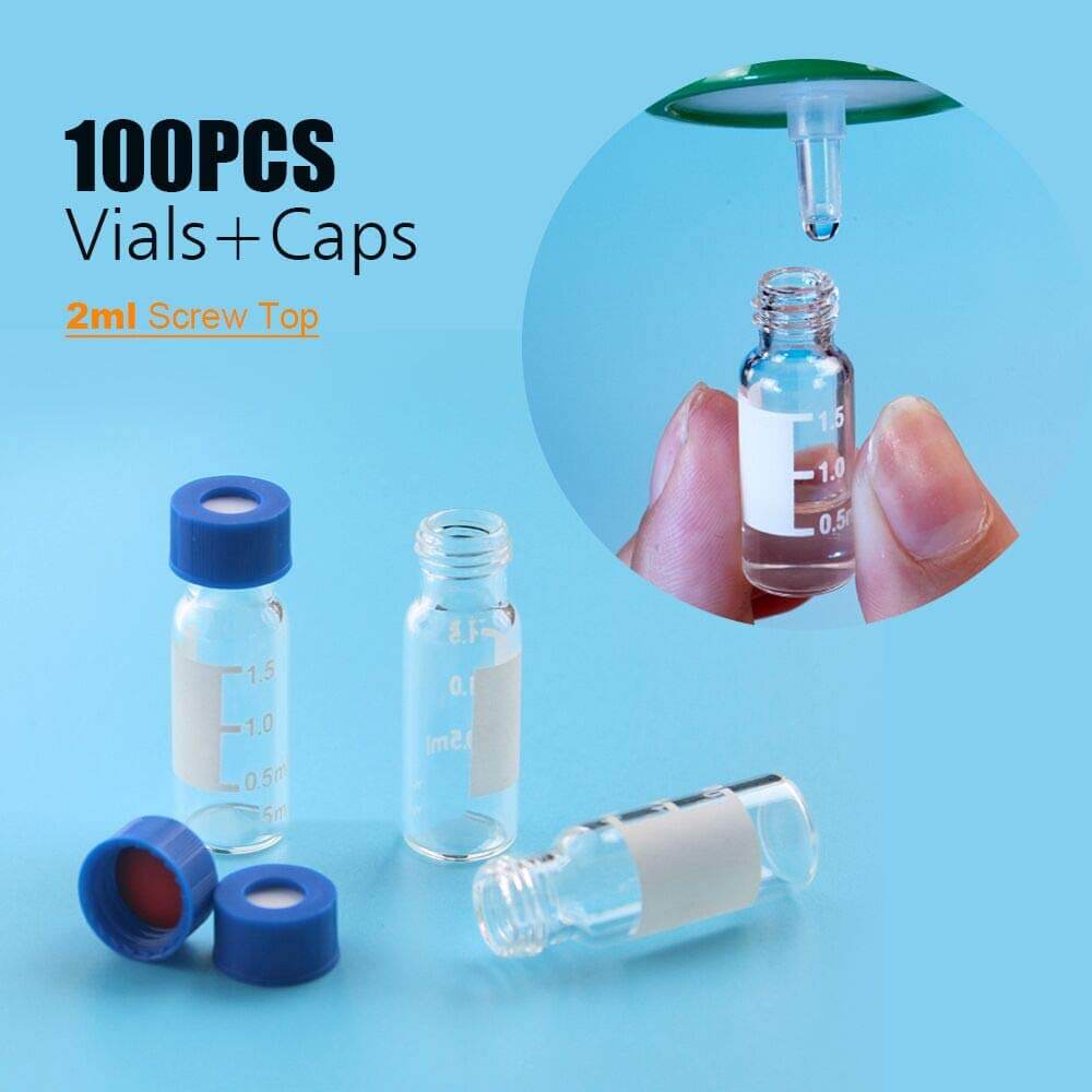 <h3>2mL Autosampler Vials Graduated Sample Vial Bottles with </h3>
